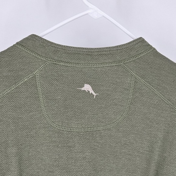 Tommy Bahama Reversible Henley Cotton Dexter Kill Shirt Mens Size Medium NEW - Picture 6 of 11